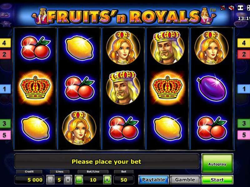 Fruits & Royals Игровой Автомат. 